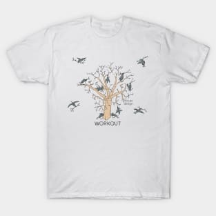 Wordplay - urban crow - Workout T-Shirt